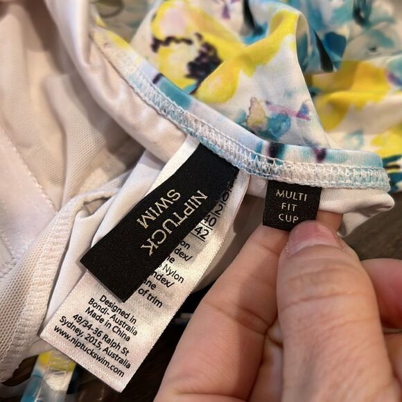 Nip Tuck Swimsuit One Piece Joanne Twist Multi Sz-10 - Picture 9 of 14